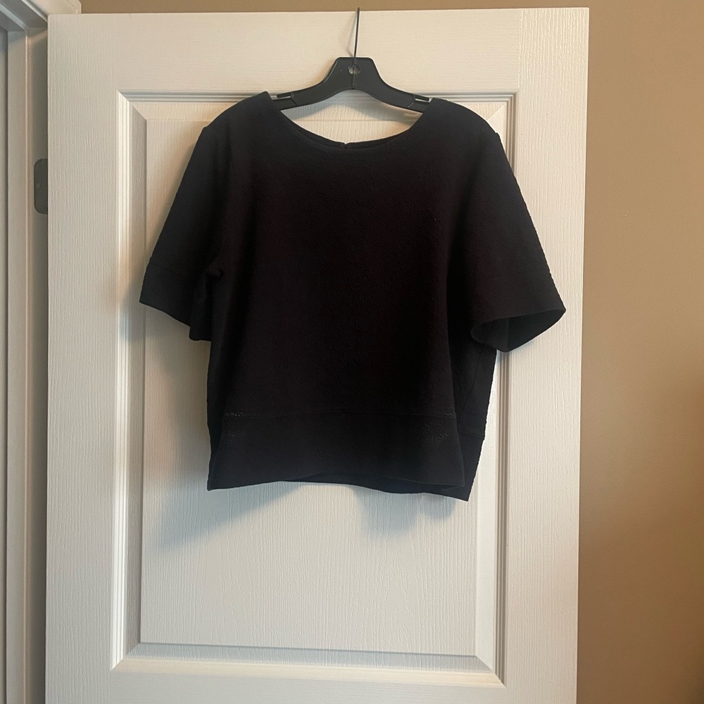 14th & Union Dark Textured Top